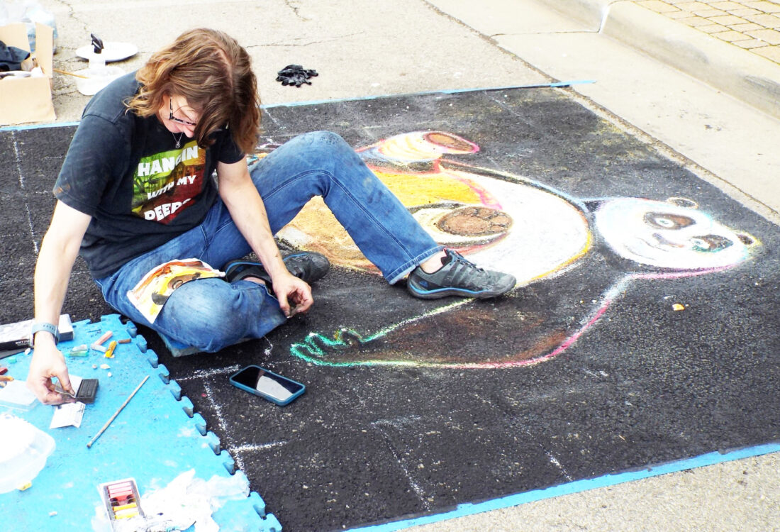 Chalk and Music on Main - Morning Journal